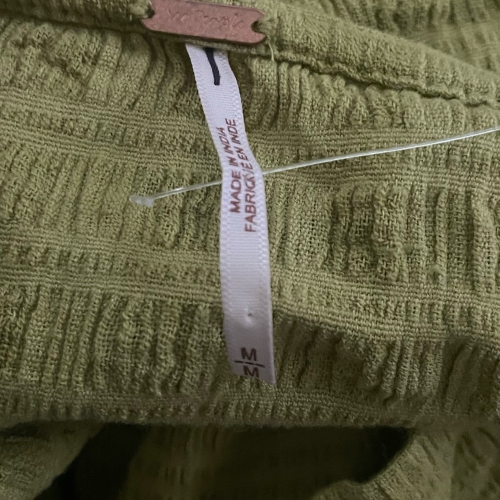 Free People Nya Cutout Halter Maxi Dress Olive Green Endless Summer M - Picture 10 of 10